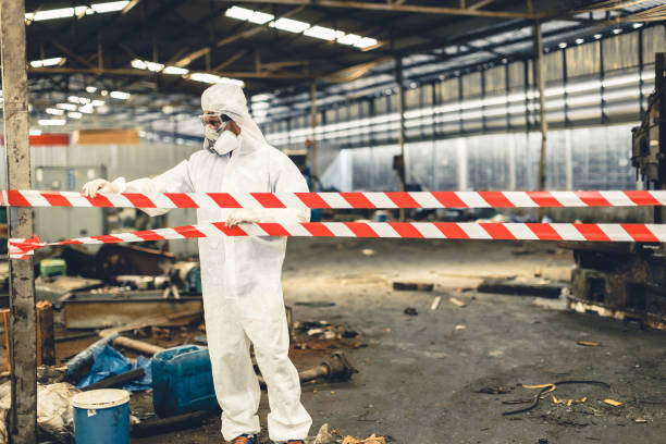 Professional Hoarding Cleanup technician working in Matheson, CO